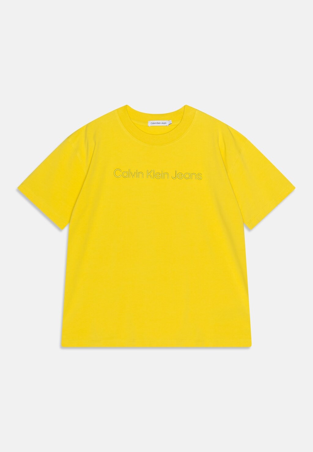

Футболка с принтом RAISED EMBROIDERY Calvin Klein Jeans, цвет sunday sunshine
