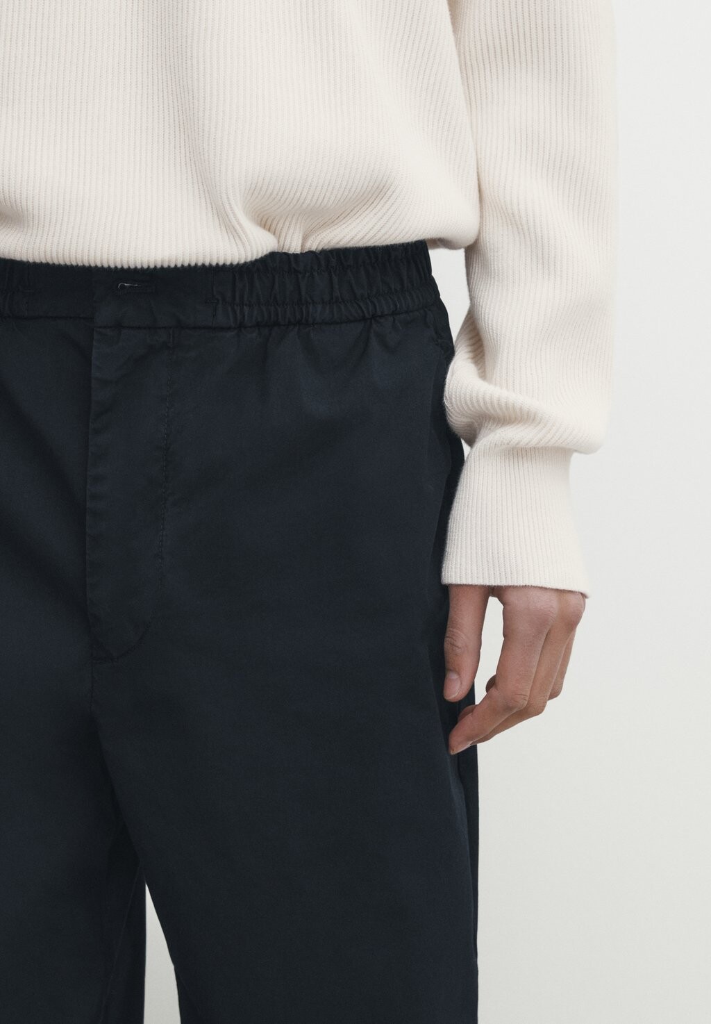 

Спортивные штаны Massimo Dutti, цвет mottled dark blue