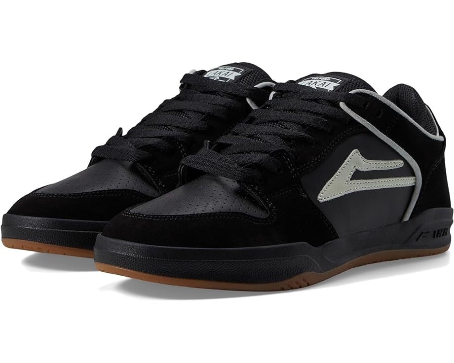 Кроссовки Lakai Telford Low, цвет Black/Glow Suede