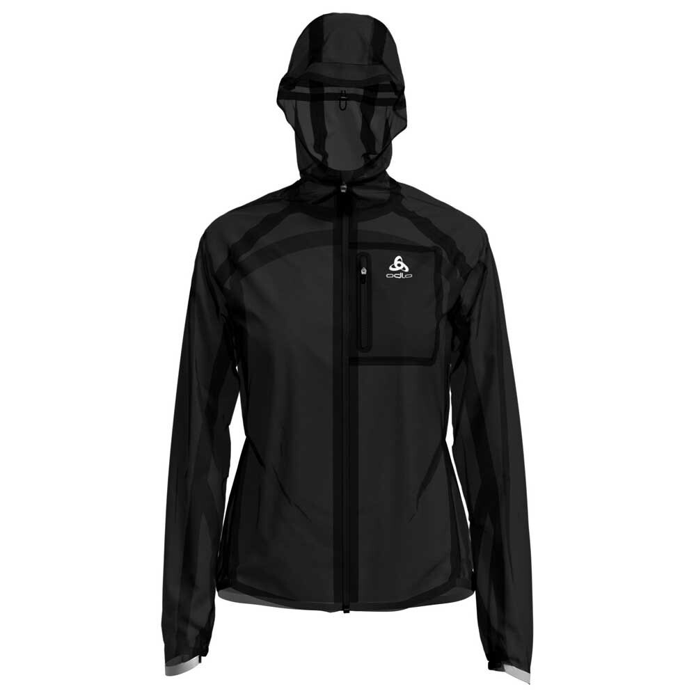 

Куртка Odlo Zeroweight Dual Dry WP Hoodie, черный
