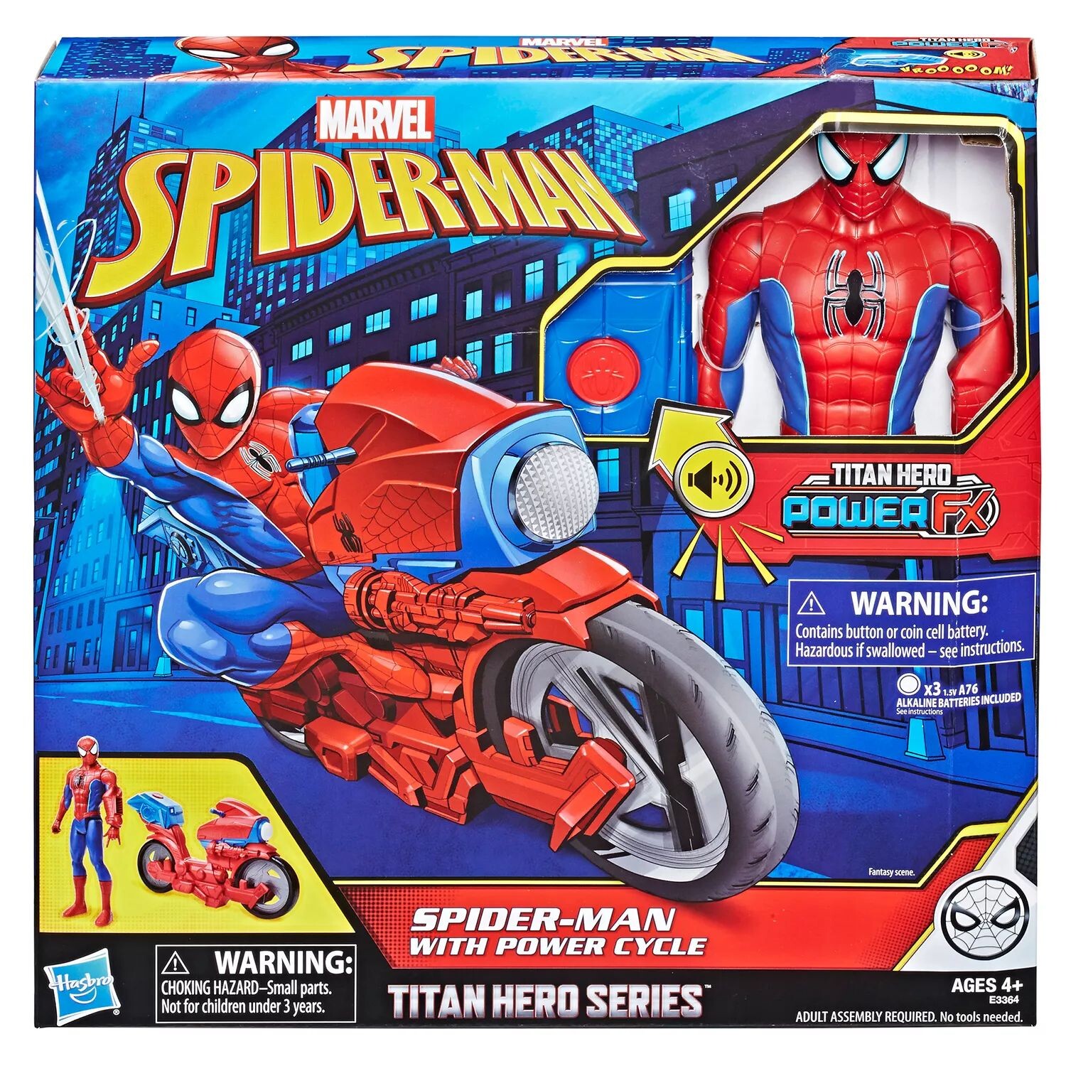 

Фигурка Человека-паука из серии Titan Hero с циклом Power FX от Hasbro Hasbro