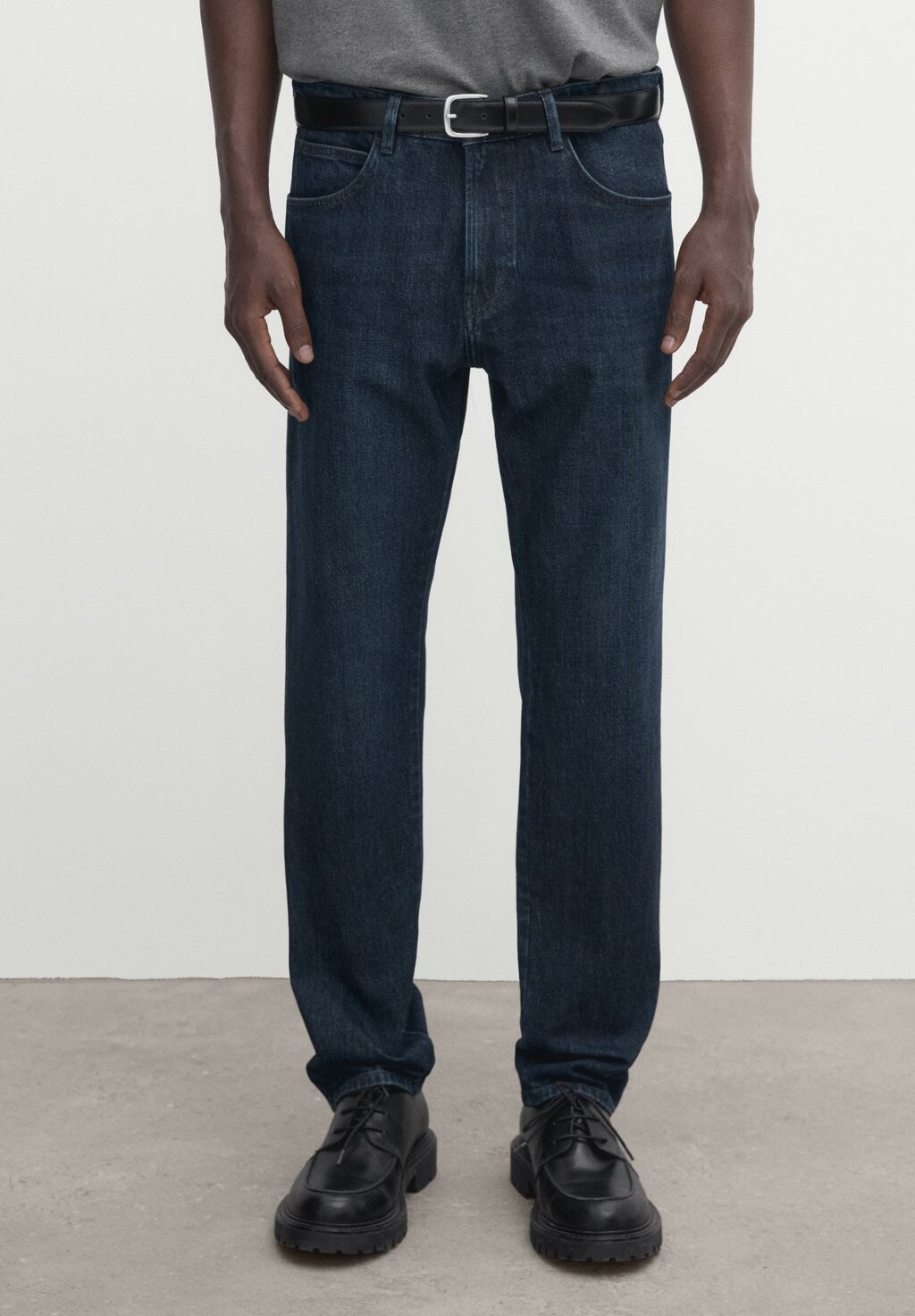 

Джинсы узкого кроя Massimo Dutti, цвет dark blue