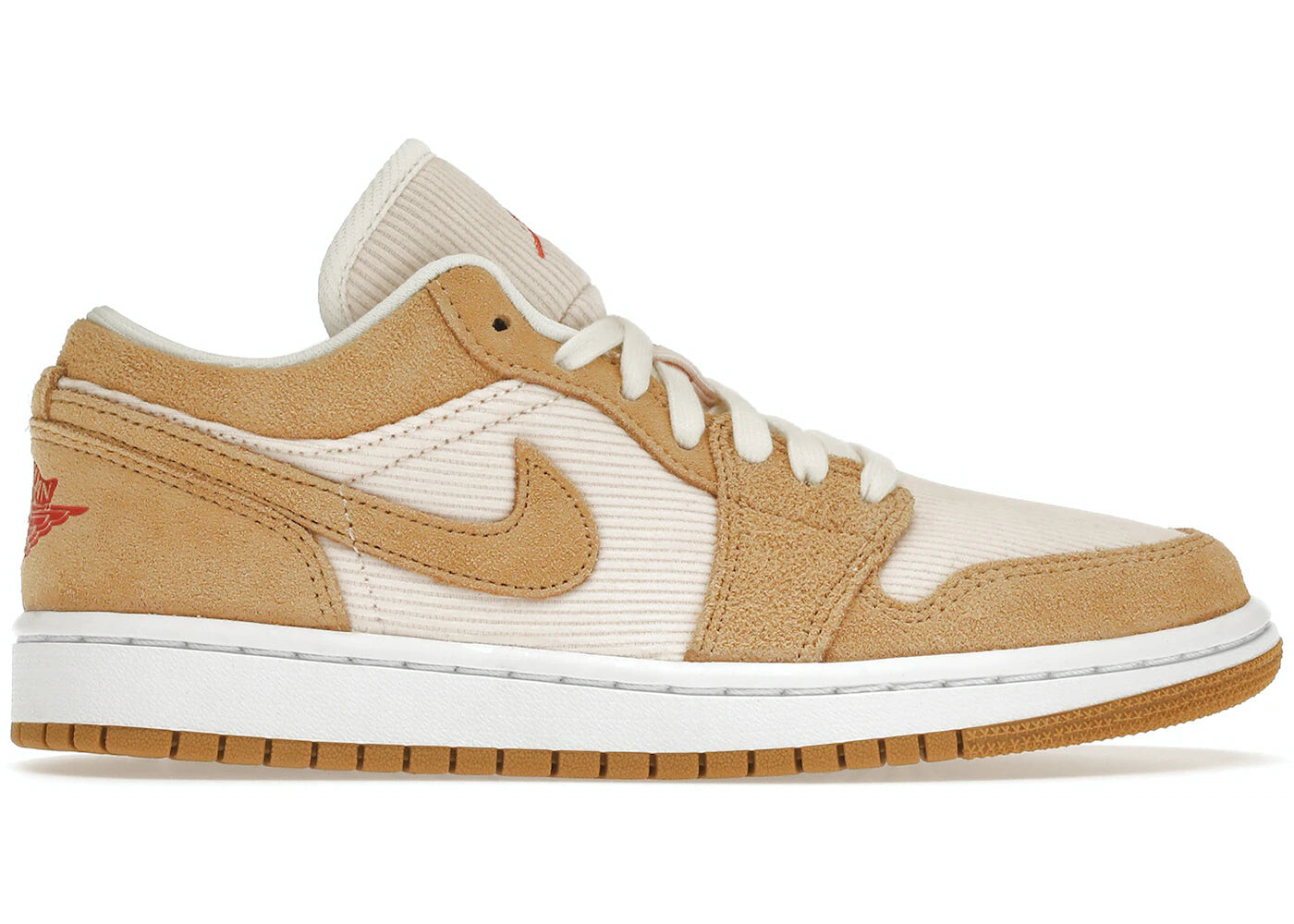 

Кроссовки Nike Air Jordan 1 Low SE Twine Orange Quartz Corduroy