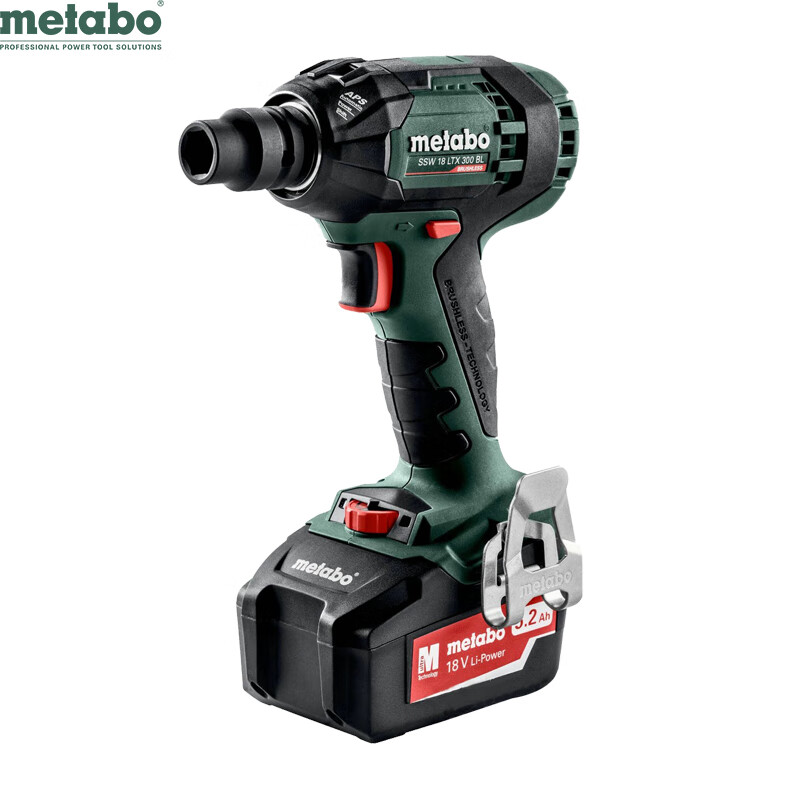 Гайковерт ударный Metabo SSW 18 LTX 300 BL + два аккумулятора 5,2Ah