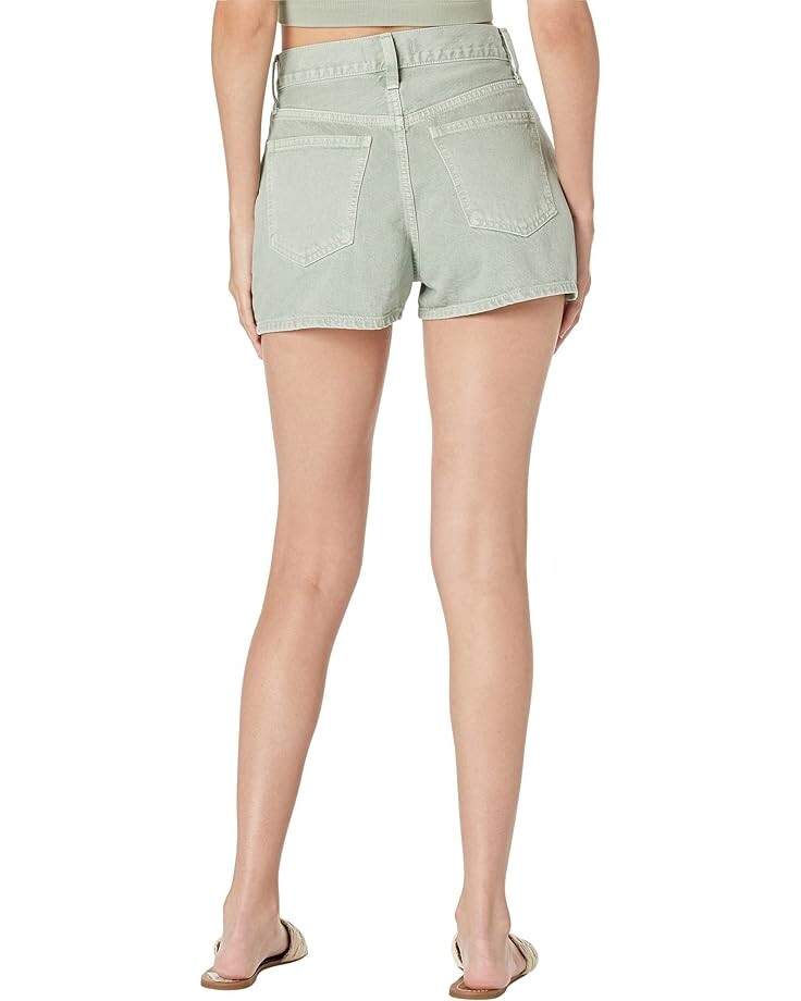 

Шорты Madewell The Momjean Short: Garment-Dye Edition, цвет Frosted Sage