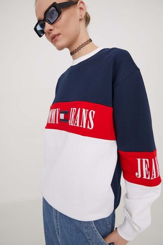 

Толстовка Tommy Jeans, темно-синий