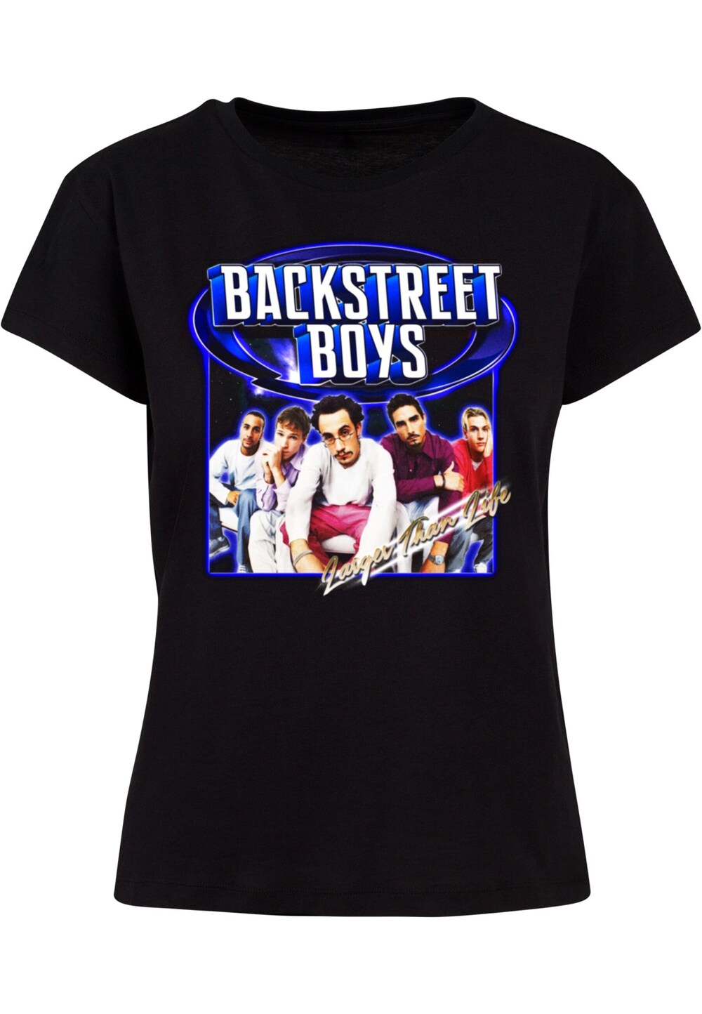 Рубашка Merchcode Backstreet Boys - Larger Than Life, черный