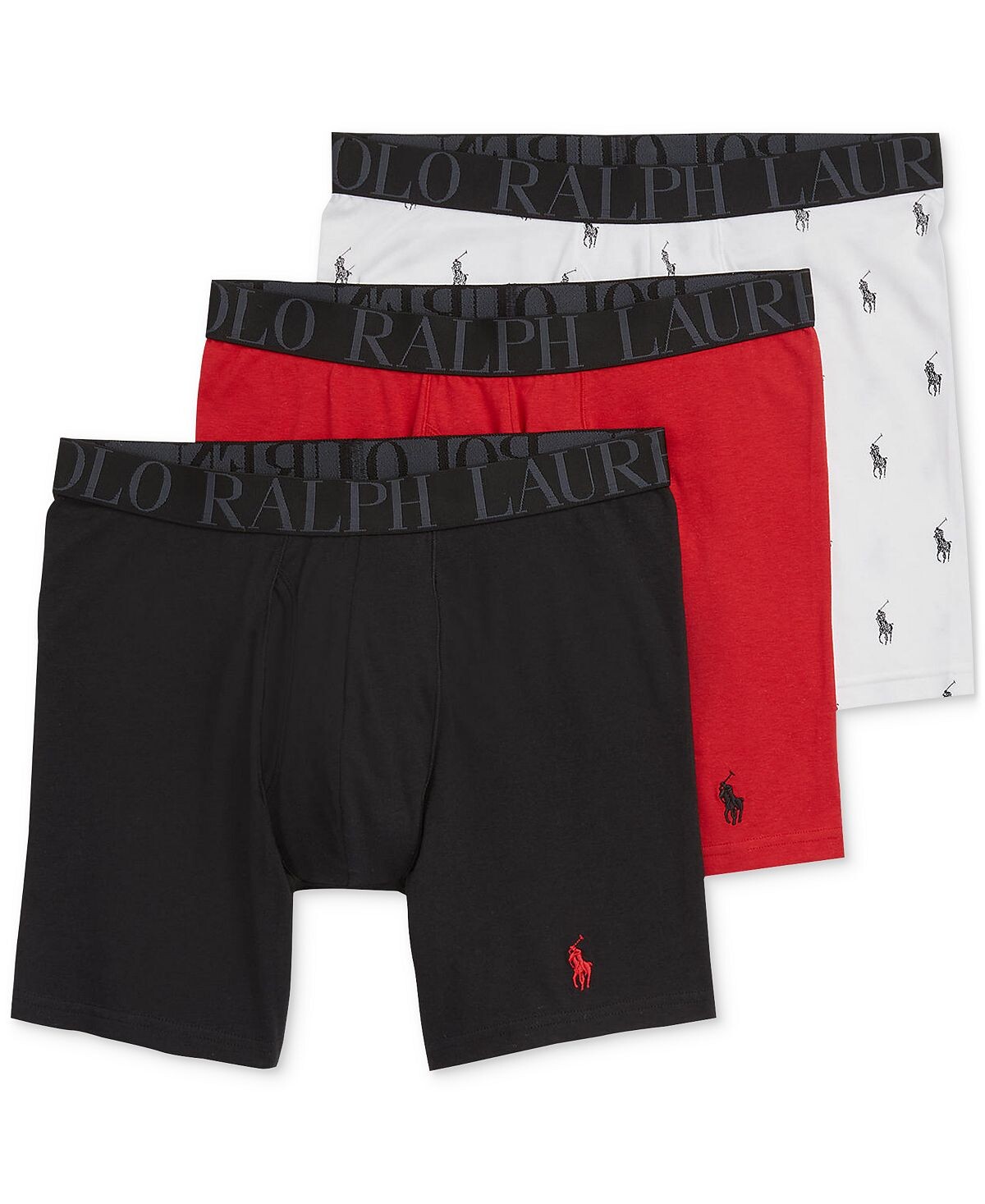 

Мужские 3-комп. Эластичные боксеры классического кроя Polo Ralph Lauren