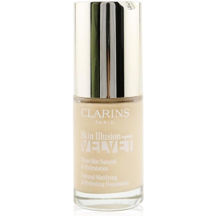 Clarins Skin Illusion Velvet Натуральная матирующая и увлажняющая основа # 107C Бежевый 30 мл