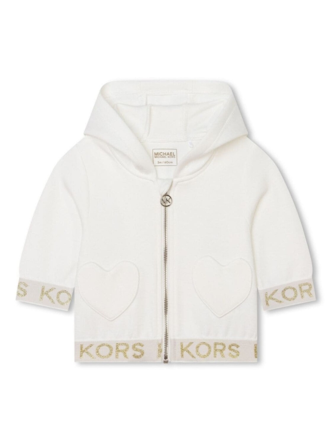 

Michael Kors Kids спортивный костюм на молнии с логотипом, белый