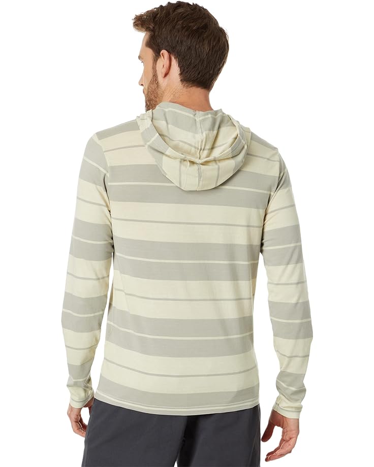 Худи RVCA PTC Stripe Pullover Hoodie, цвет Silver/Bleach худи rvca progress 2 pullover hoodie цвет honey mustard