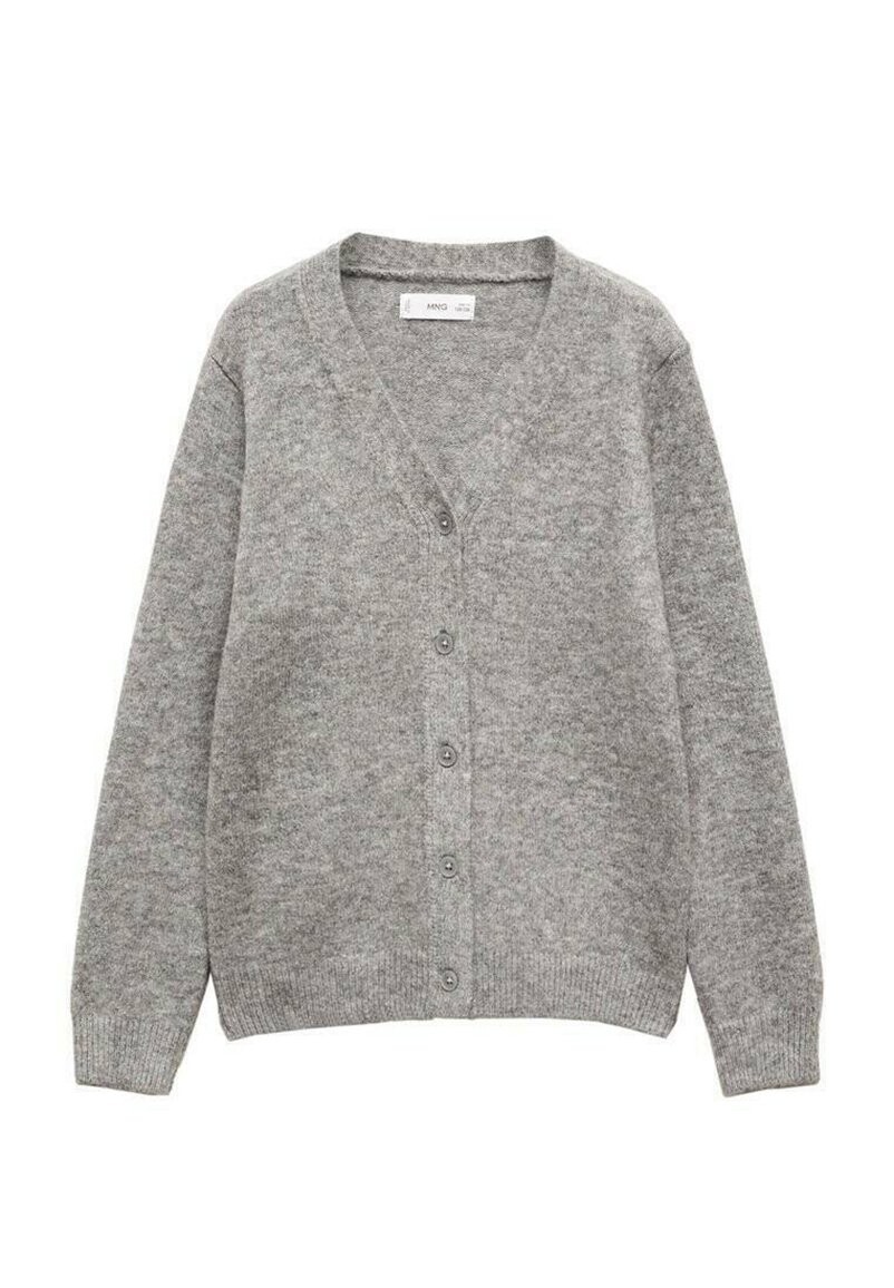 

Кардиган JAVI Mango Kids, цвет gris chiné moyen