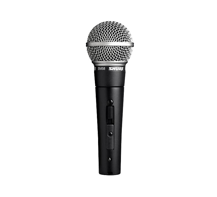 

Кардиоидный динамический вокальный микрофон Shure SM58S Handheld Cardioid Dynamic Microphone with On / Off Switch