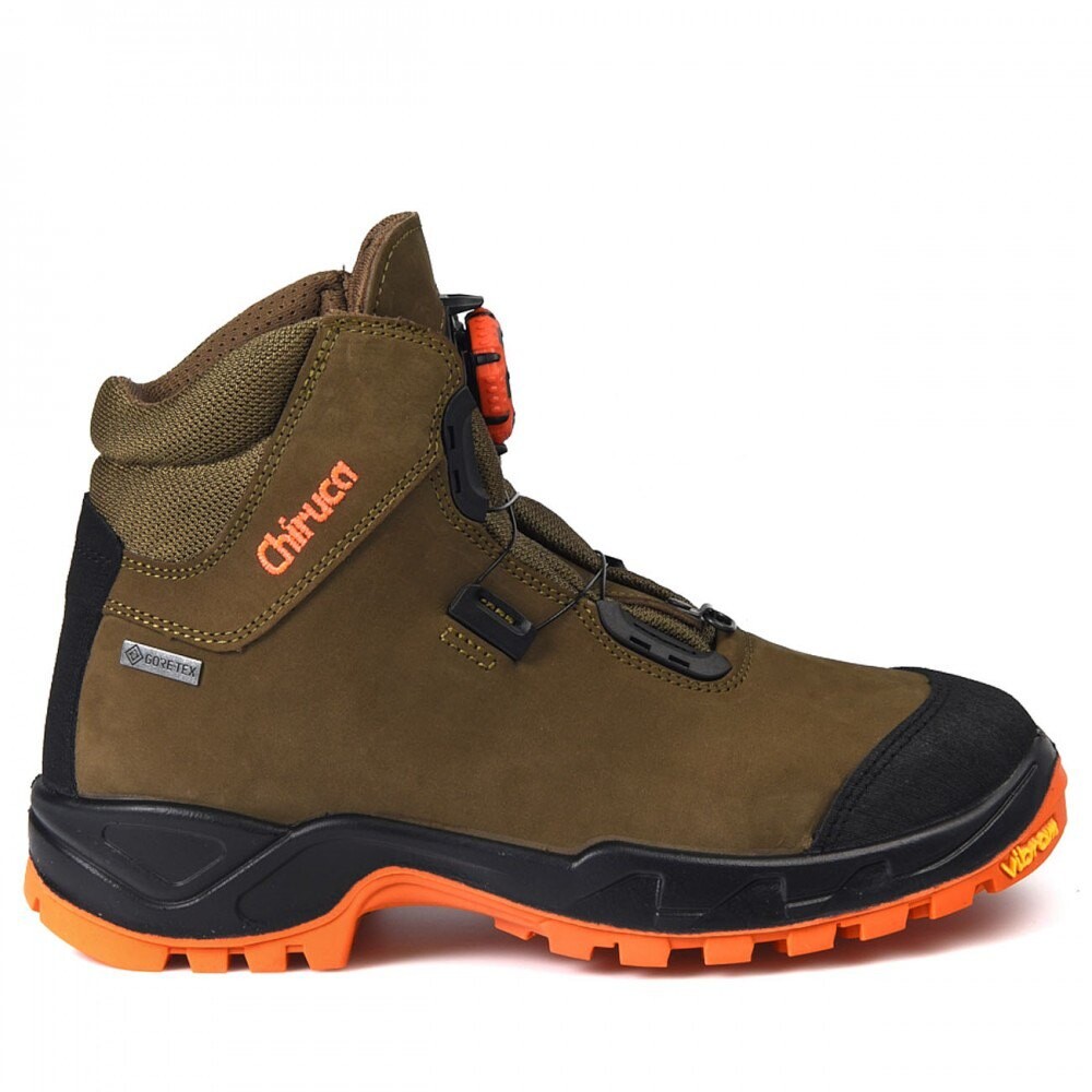 

Туристические ботинки Chiruca Alano Force Boa Hi Vis 08 Gore-Tex, зеленый