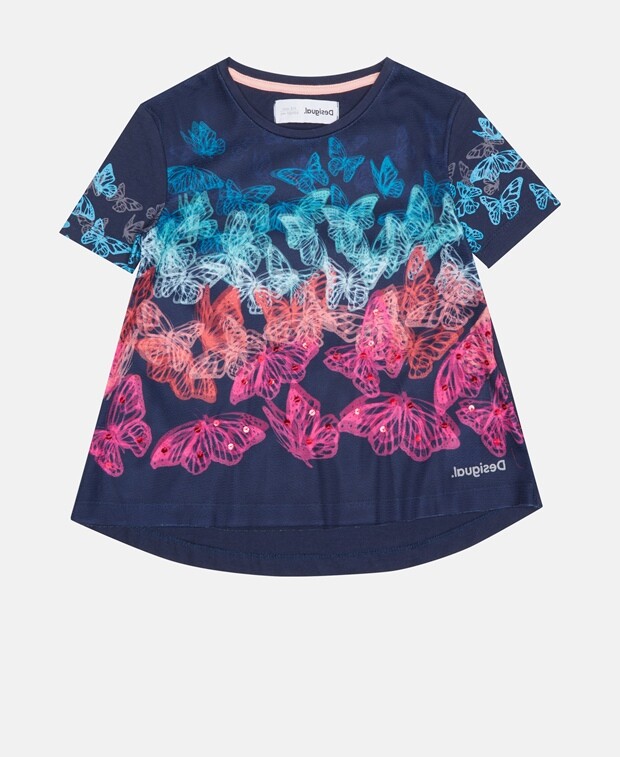 

Футболка Desigual, темно-синий