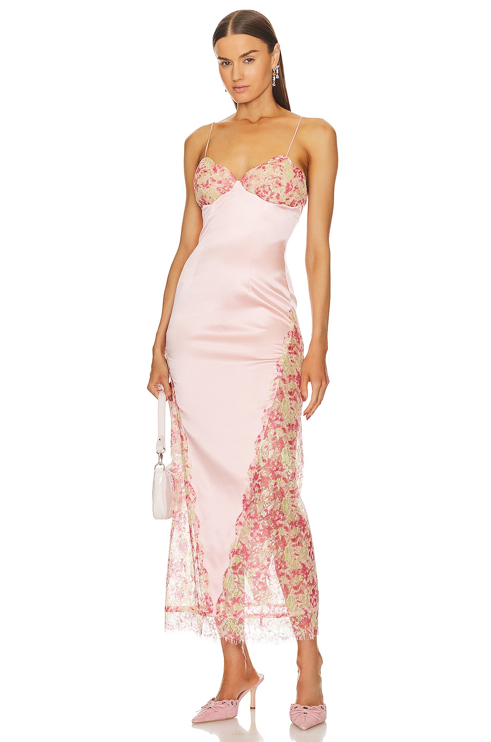 Платье Nana Jacqueline Eva Silk, розовый сумка nana nana a5 pvc bag серебряный