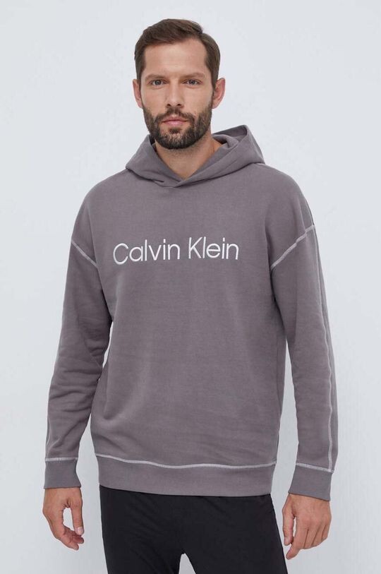 

Хлопковая толстовка для отдыха Calvin Klein Underwear, серый