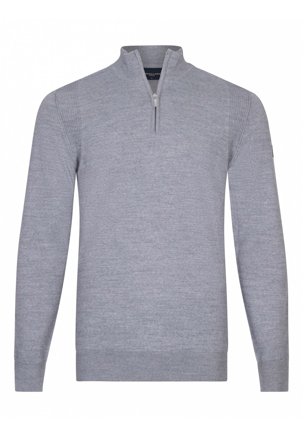 

Вязаный свитер HALF ZIP Cavallaro Napoli, цвет grey