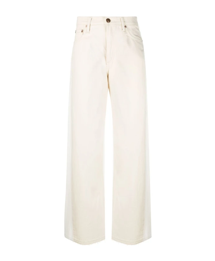 

Широкие джинсы Rag & Bone, белый