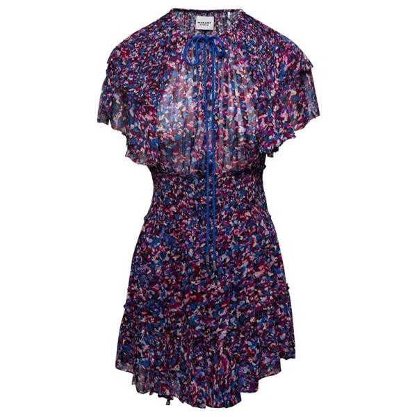 

Платье floral print minidress in viscose Etoile Isabel Marant, мультиколор