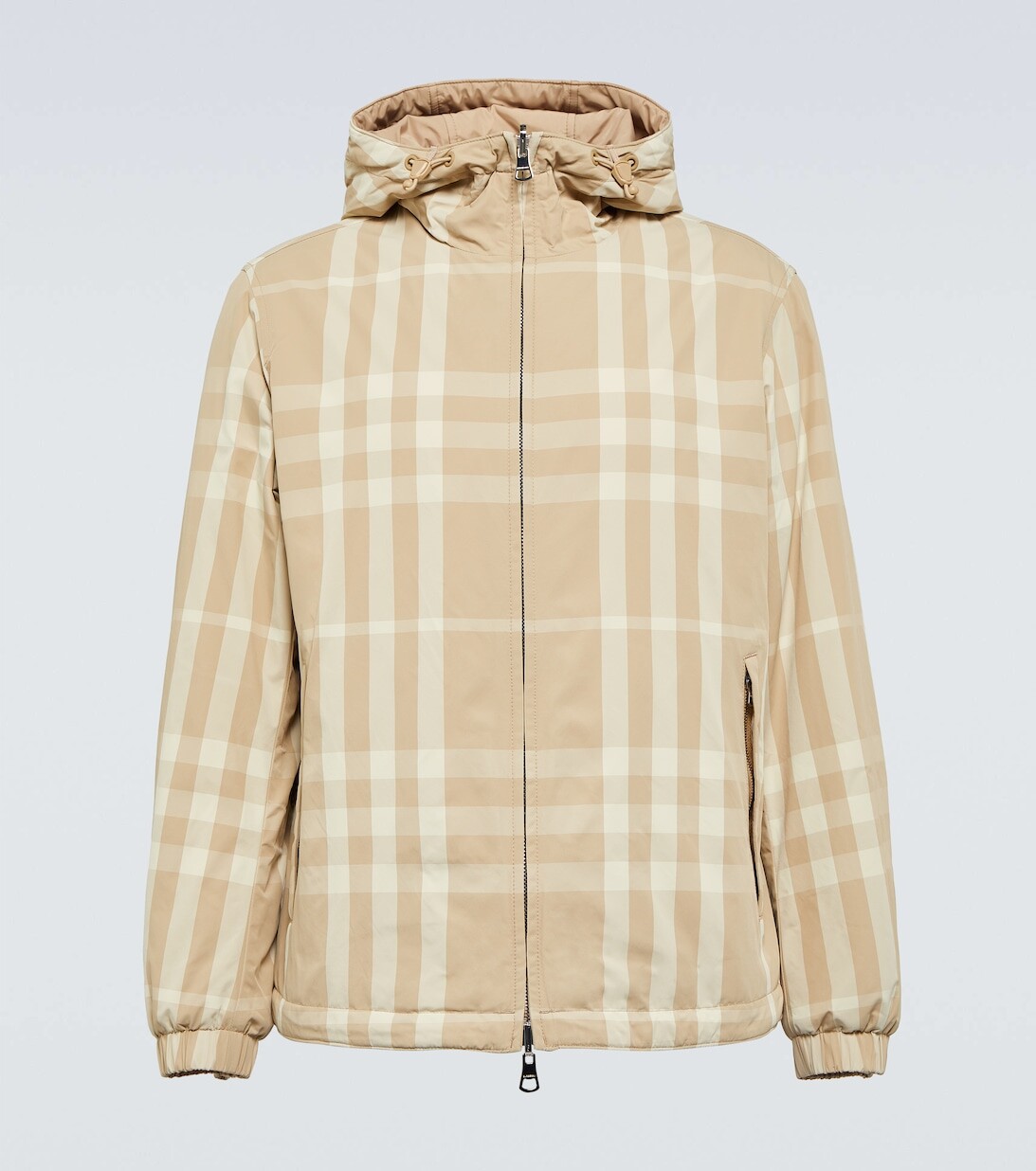 

Двусторонняя куртка в клетку Burberry, бежевый