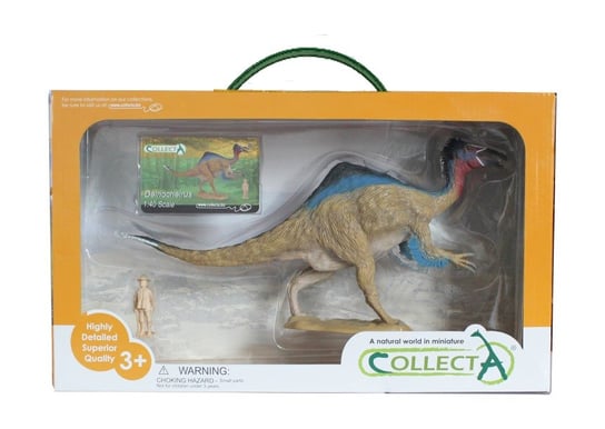 collecta фигурка collecta динозавр трицератопс 1 40 Collecta, динозавр, дейнохейрус, коллекционная фигурка, масштаб 1:40 делюкс