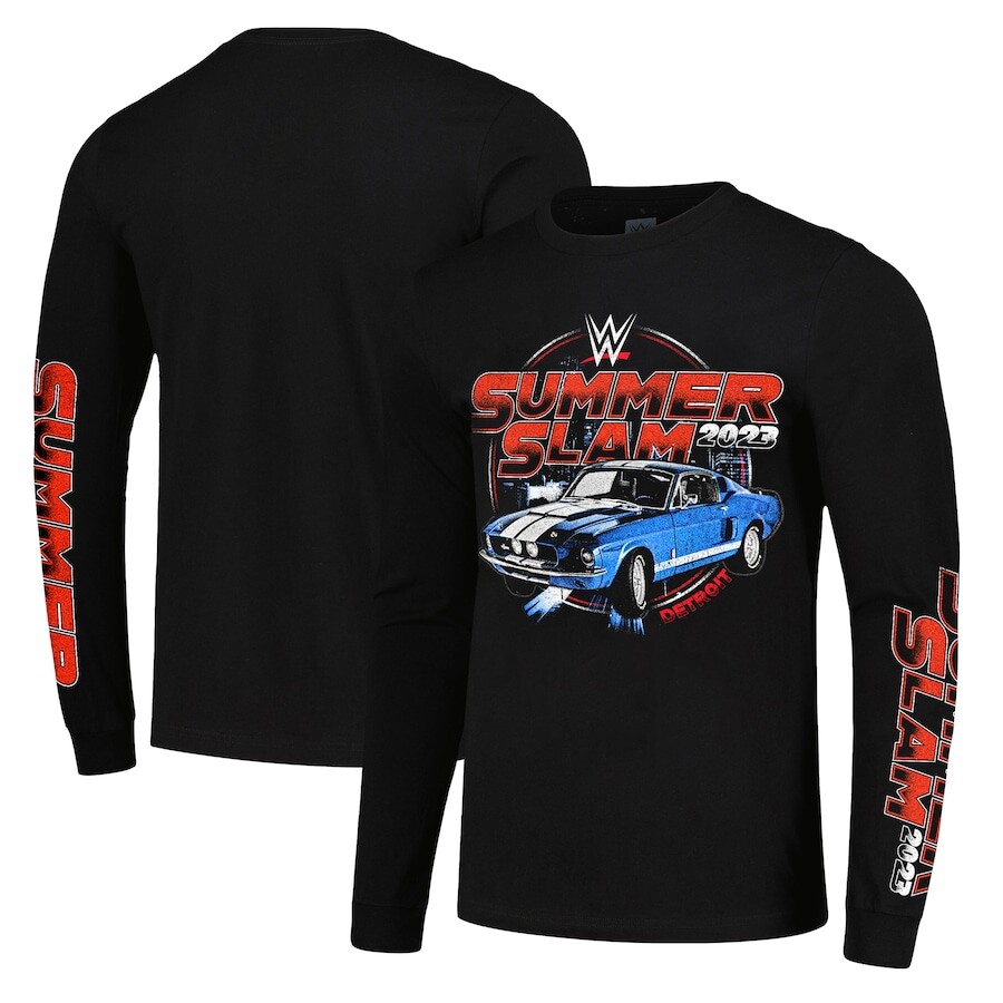 

Футболка с длинным рукавом WWE Authentic Summerslam, черный