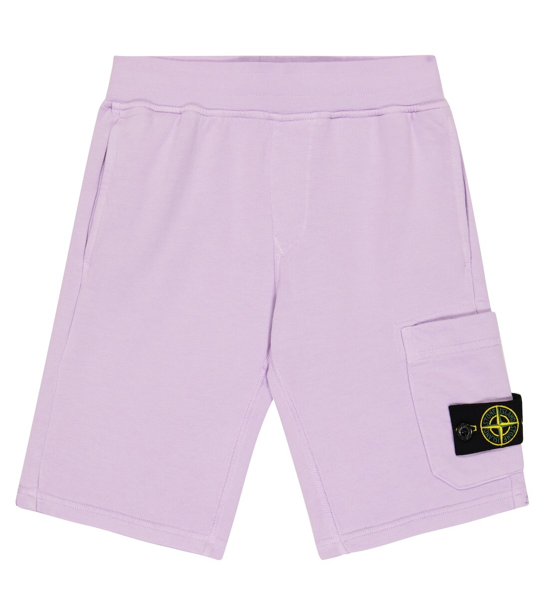 

Хлопковые шорты Stone Island Junior, фиолетовый