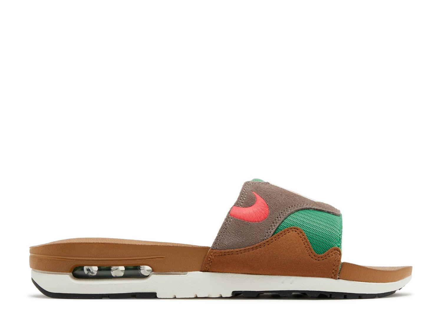 

Кроссовки Nike Air Max 1 Slide 'Powerwall', коричневый