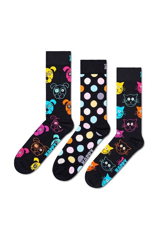 

3 пары носков Classic Dog Happy Socks, темно-синий