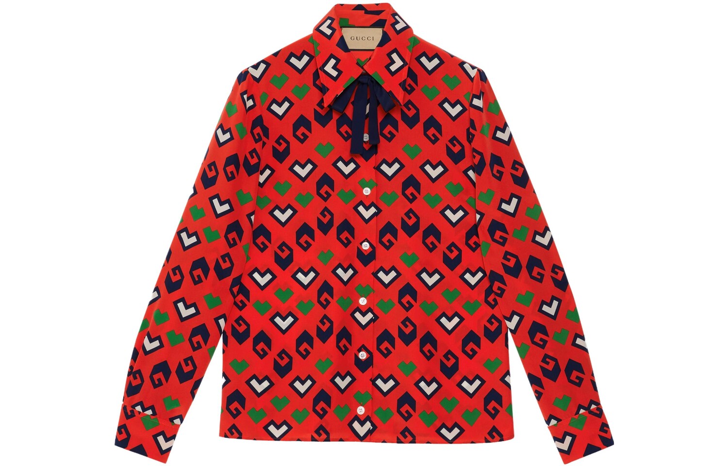 

Рубашка женская Gucci, красный