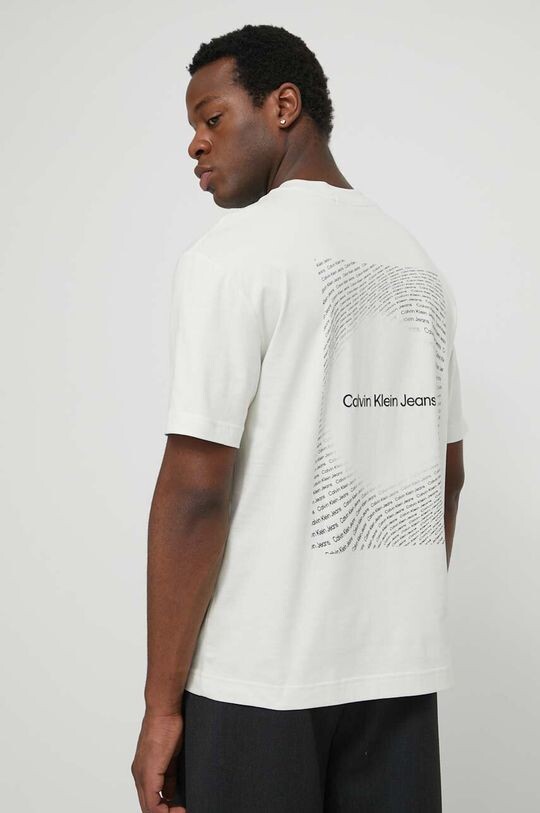 

Хлопковая футболка Calvin Klein Jeans, зеленый
