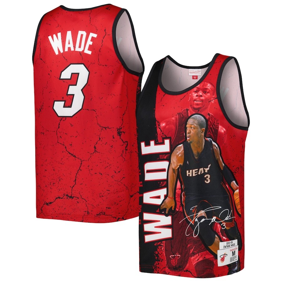 

Майка Mitchell & Ness Miami Heat, черный