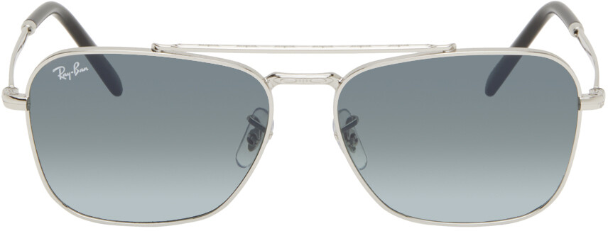 

Серебряные солнцезащитные очки New Caravan Ray-Ban