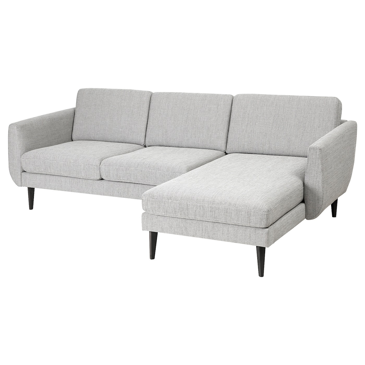 СМЕДСТОРП 3-местный диван + диван, Виарп бежевый/коричневый/черный SMEDSTORP IKEA диван из тика с подушками