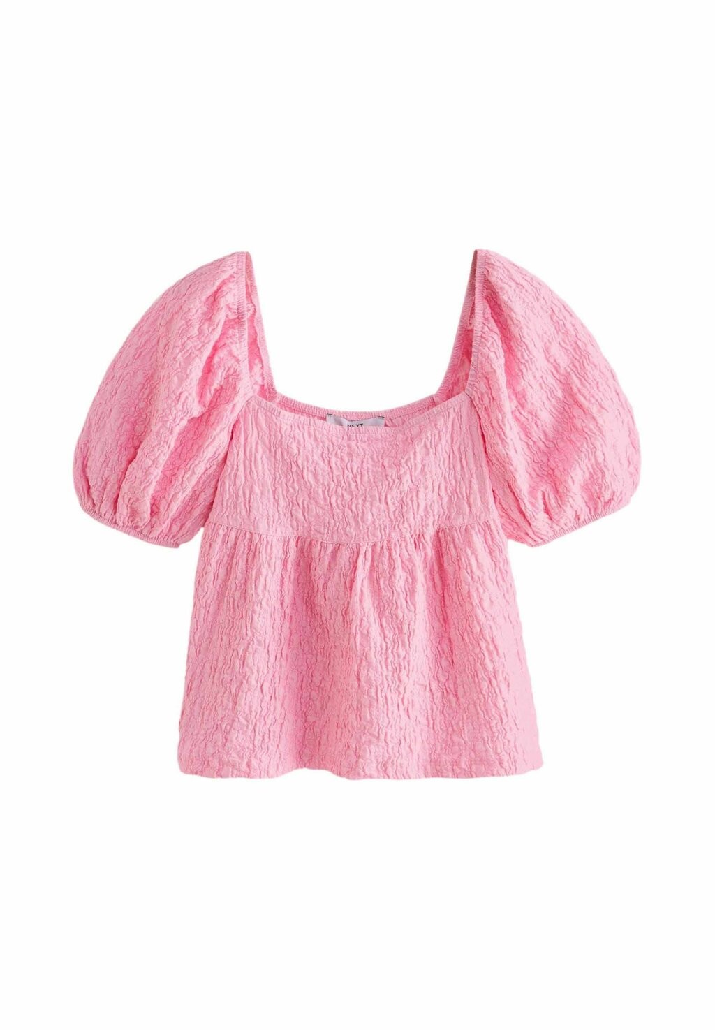 

REGULAR FIT Textured Puff Sleeve Next, Блузка розовый