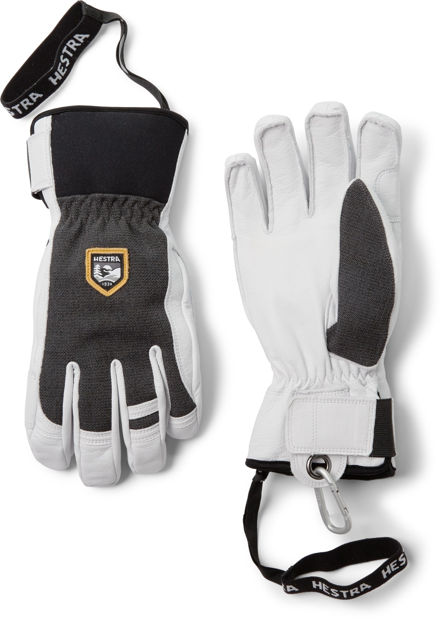 Армейские кожаные патрульные изолированные перчатки Hestra Gloves, серый цена и фото