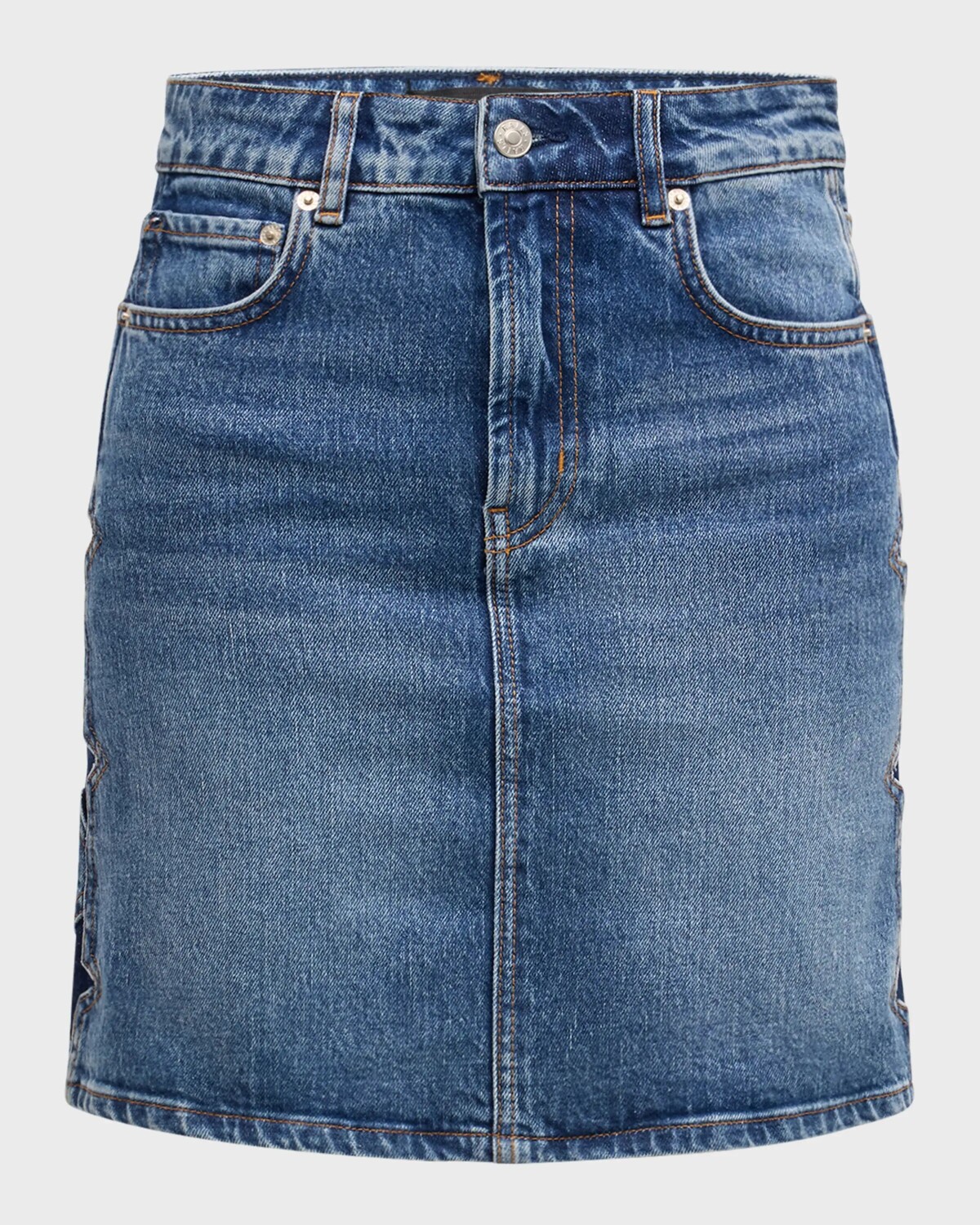 

Мини-юбка Burbank Denim Star Rails, цвет Starry Night