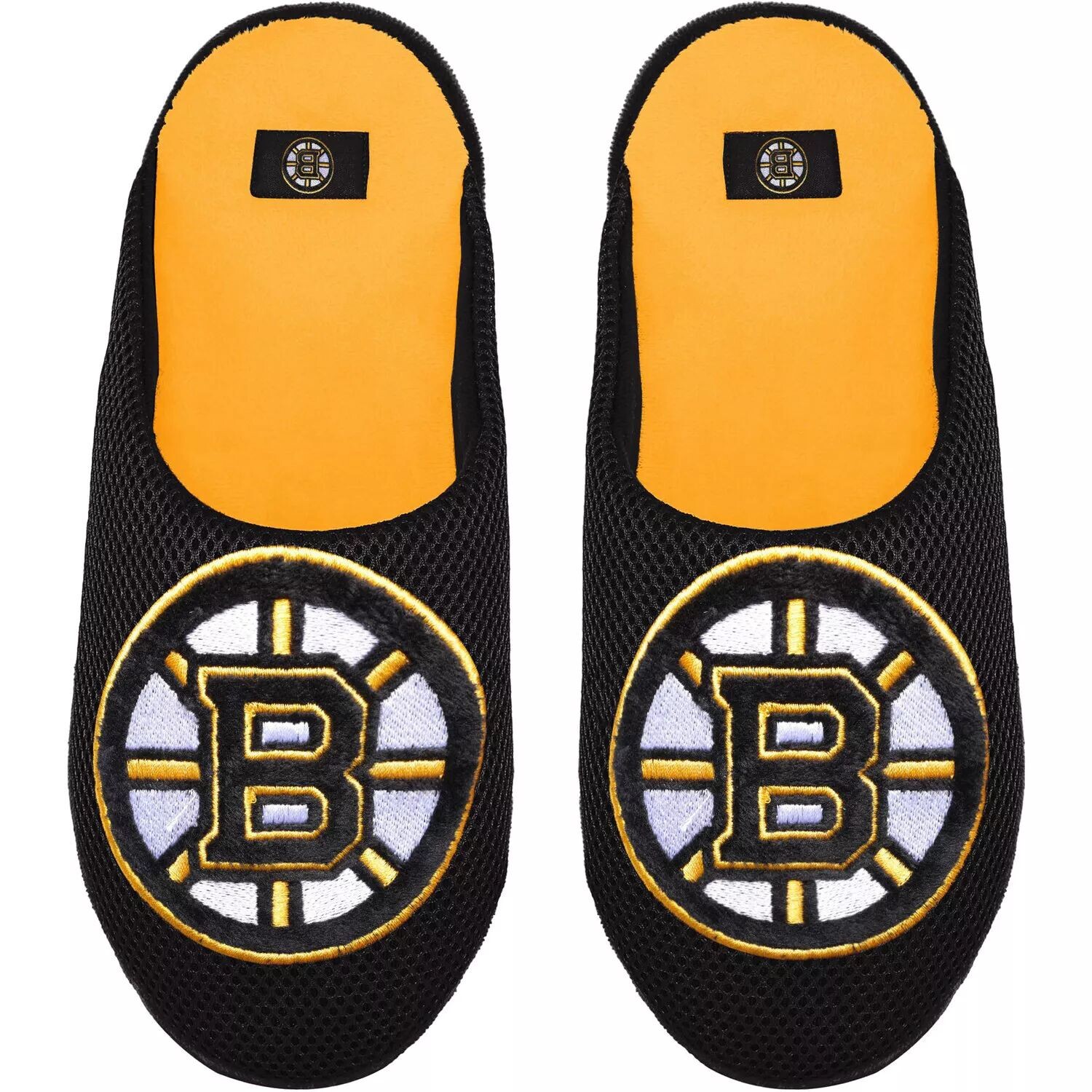 

Молодежные слиперы FOCO Boston Bruins с большим логотипом и цветными блоками Unbranded