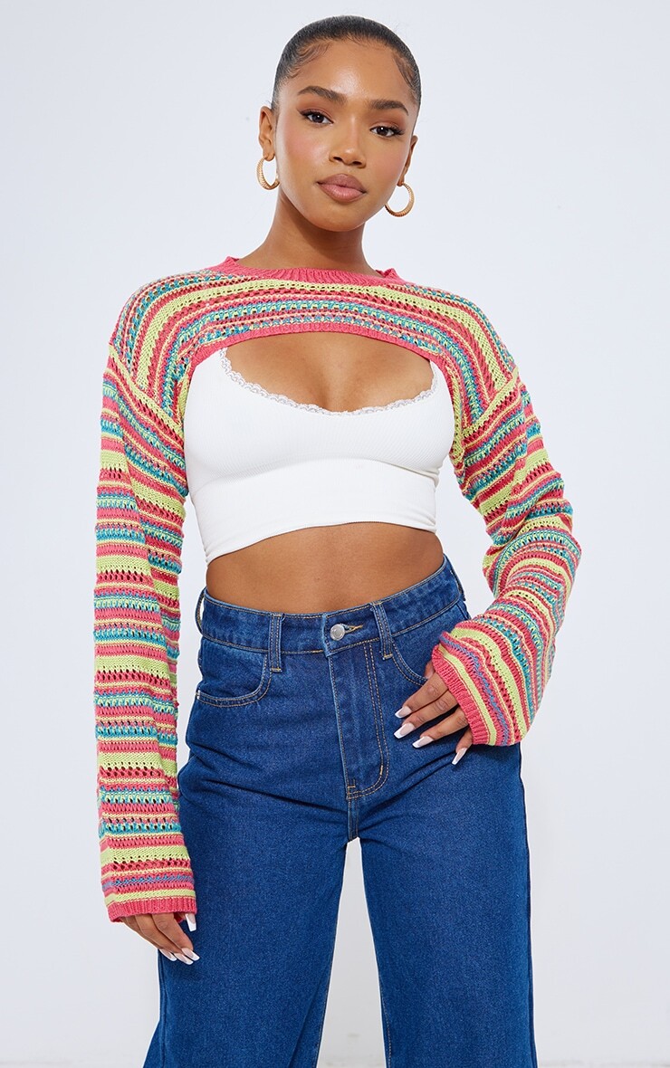 

PrettyLittleThing Вязаные рукава с несколькими крючками