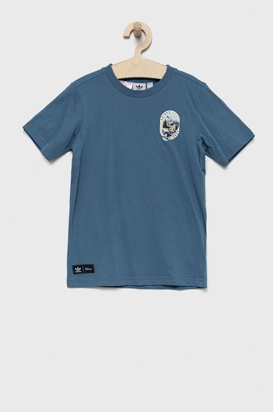 

Хлопковая футболка для детей adidas Originals, синий