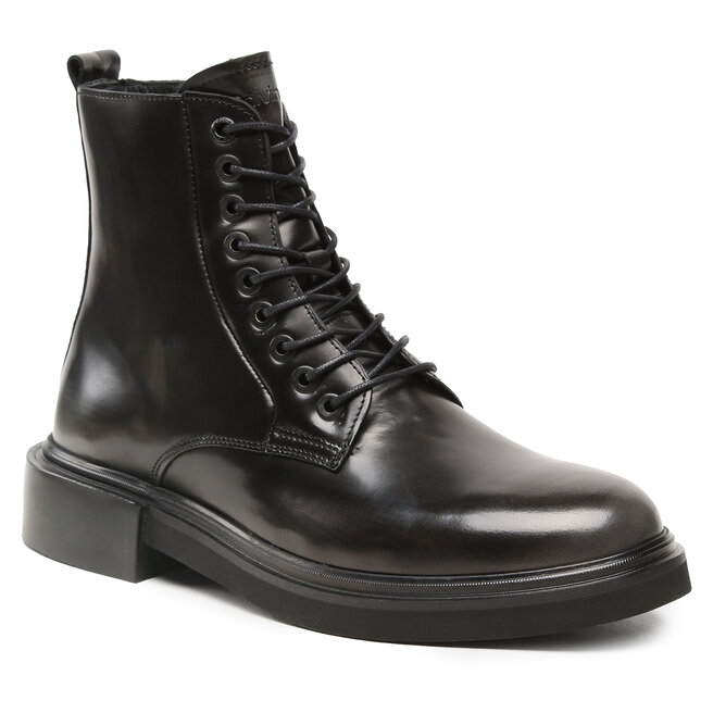 Ботинки Calvin Klein LaceUp Boot, черный ботинки на платформе calvin klein jeans boot mid laceup черный