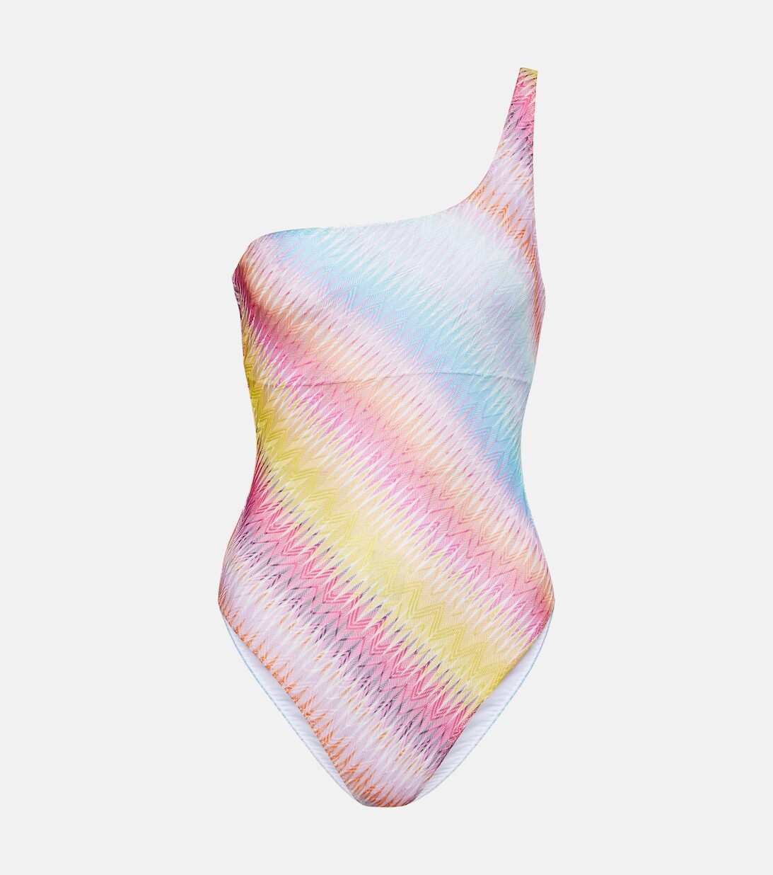 

Купальник на одно плечо с зигзагом Missoni, разноцветный, Серый