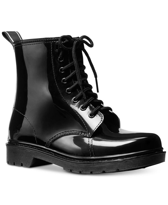 

Женские непромокаемые ботильоны на шнуровке Tavie Lug Sole Michael Kors, черный
