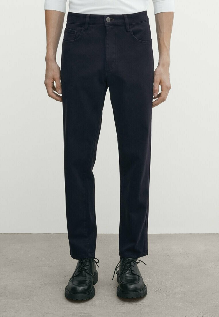 

Джинсы Tapered Fit Massimo Dutti, темно-синий