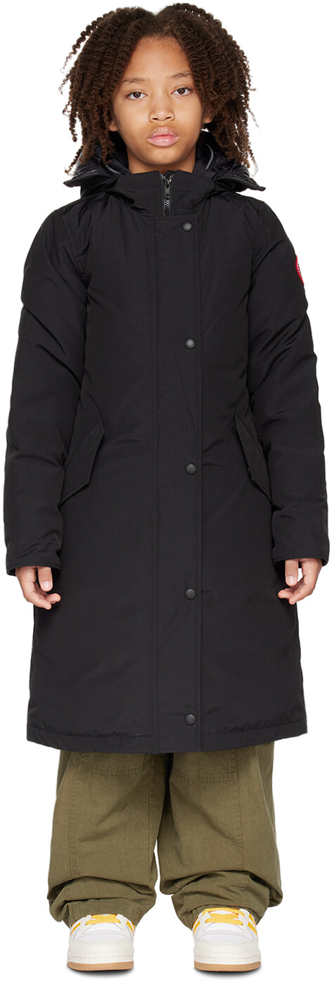 

Детский черный пуховик Brittania Canada Goose Kids