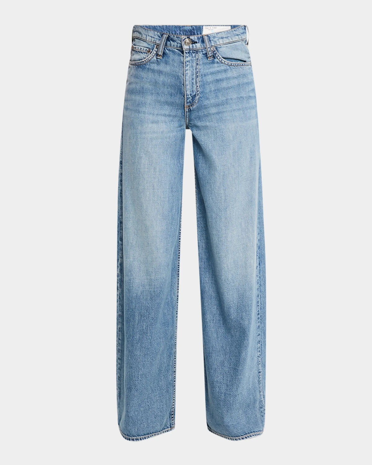 

Легкие широкие джинсы Sofie с высокой посадкой Rag & Bone, цвет Beverly