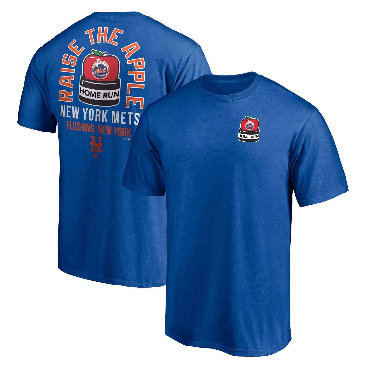 

Мужская фирменная футболка Royal New York Mets Raise The Apple Hometown Fanatics