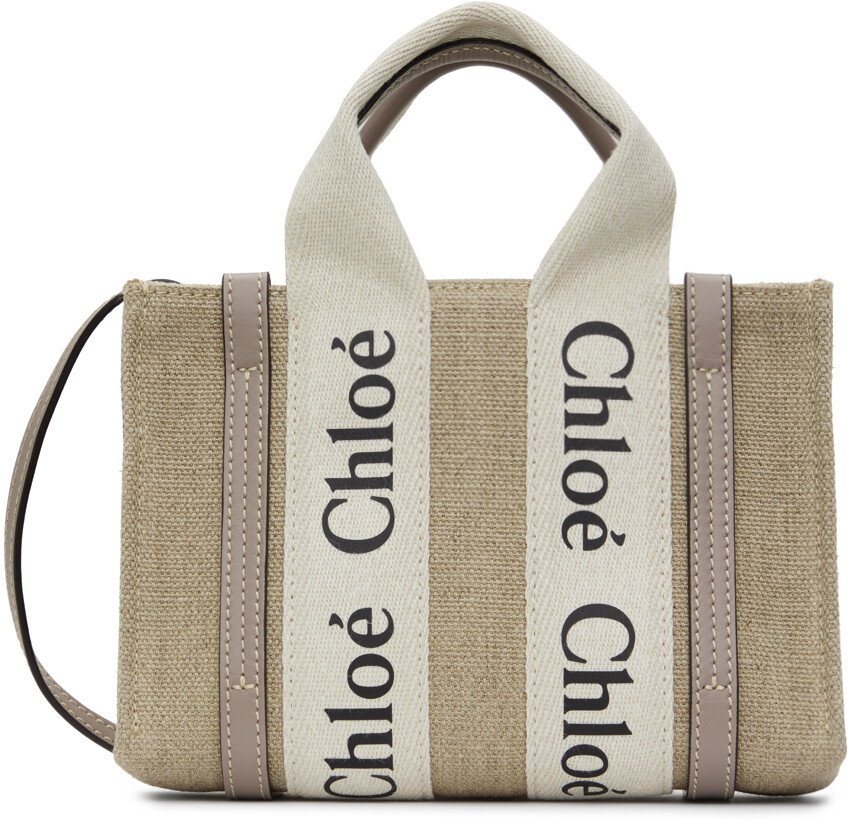 

Бежевая мини-сумка Woody Chloe, цвет Musk grey