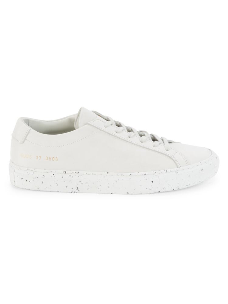 

Кроссовки Achilles из нубука с конфетти Common Projects, белый